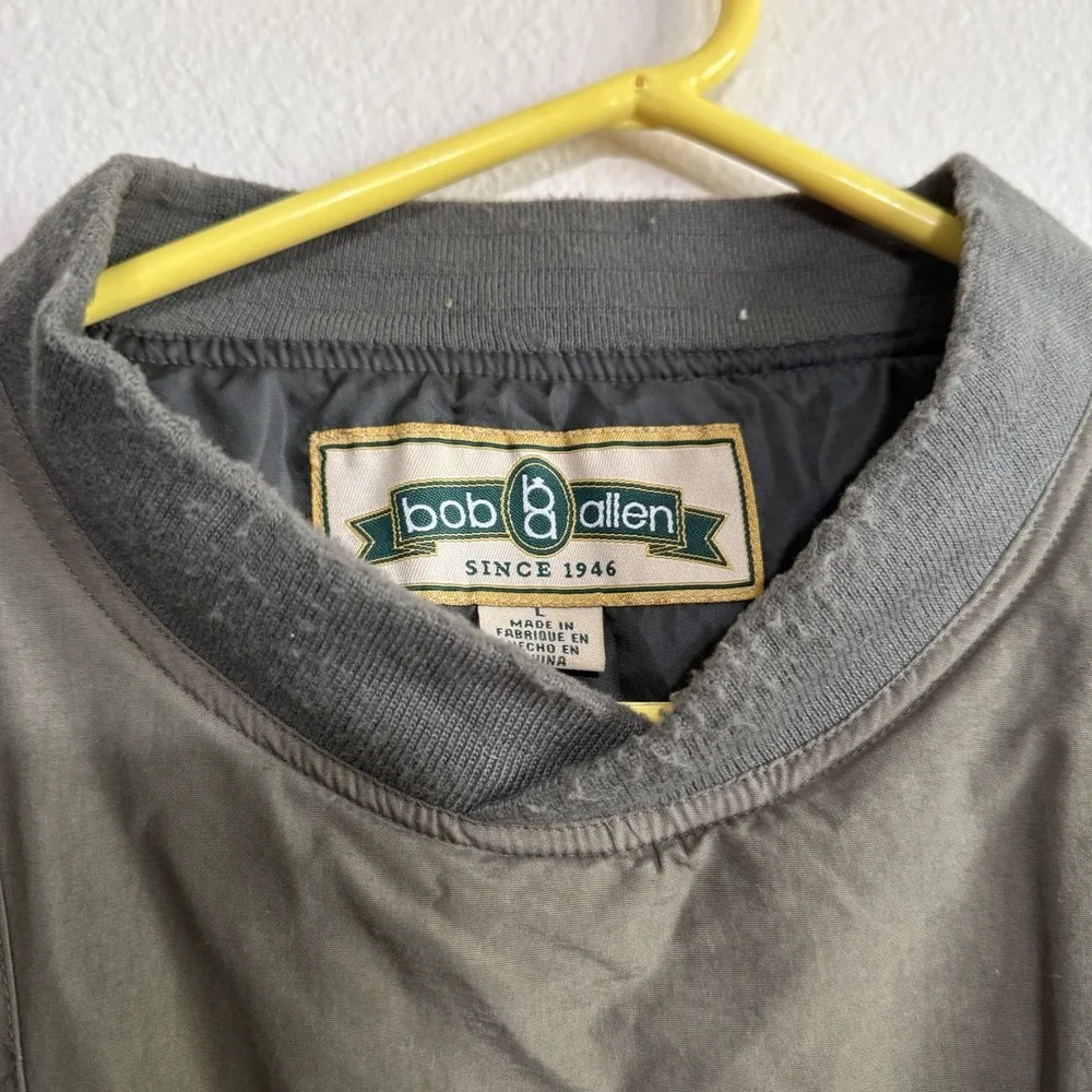 Bob Allen Shooting Windbreaker Jacket Men's Large Lightweight Pullover Pheasants